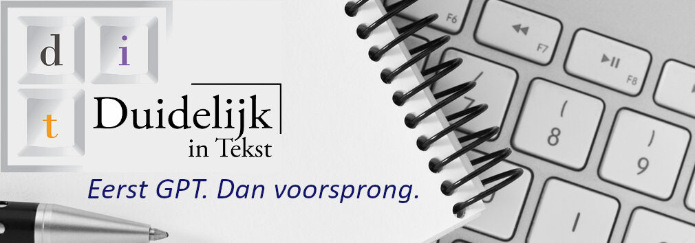 Duidelijk in Tekst>> P5 GPT's