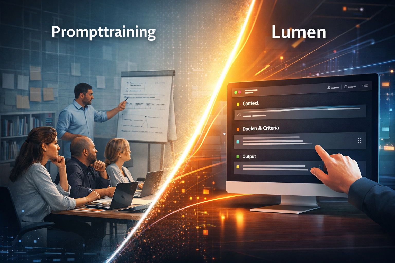 Prompttraining versus Lumen interface