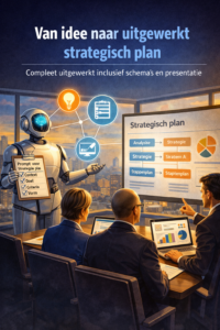 Van idee naar uitgewerkt strategisch plan
